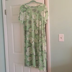 Jessie White Rose Dress